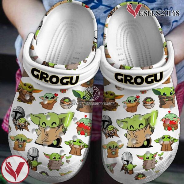 Grogu Starwar Movie Crocs Crocband Clogs Shoes Comfortable For Men Women and Kids - Vesles2014S
