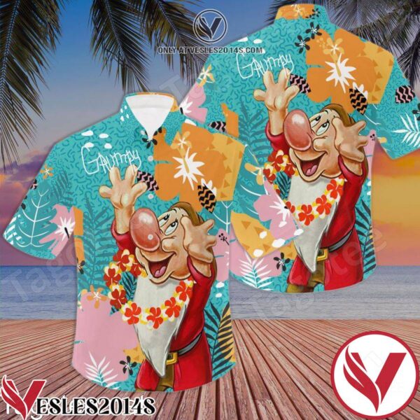 Grumpy Seven Dwarfs Hawaiian Shirt, Unique Gifts For Friends - Vesles2014S 1
