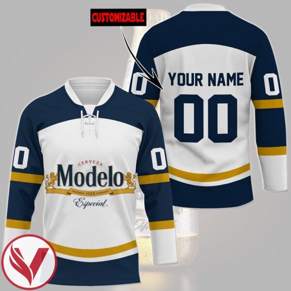 Grupo Modelo 1925 Personalized Hockey Jersey, Trending Gifts For Fans - Vesles2014s