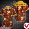 Gryffindor Yellow Tropical Floral Red Hawaiian Shirt, Unique Gifts For Friends - Vesles2014S 1