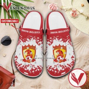 Guangzhou FC Logo Custom Crocs Shoes For Men And Women, Unique Clogs Shoes For Fans - Vesles2014S 1