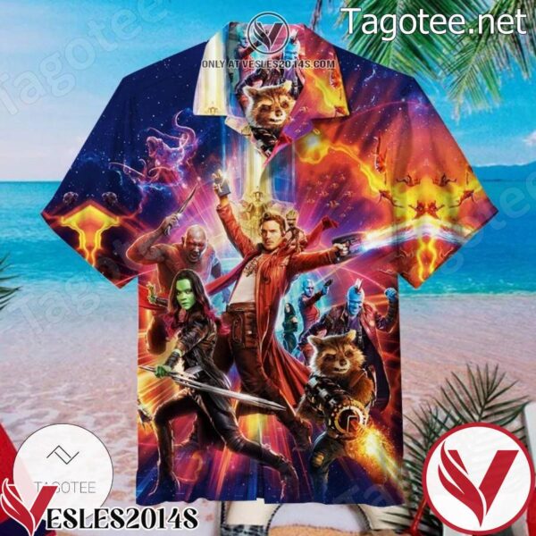 Guardians Of The Galaxy Colorful Hawaiian Shirt, Unique Gifts For Friends - Vesles2014S 1
