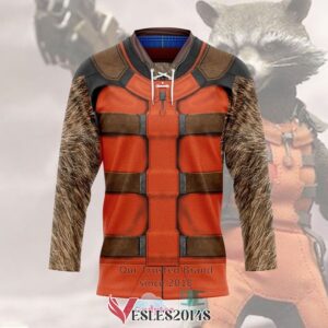 Guardians of the Galaxy 2 Raccoon Hockey Jersey, Trending Gifts For Fans - Vesles2014s 2