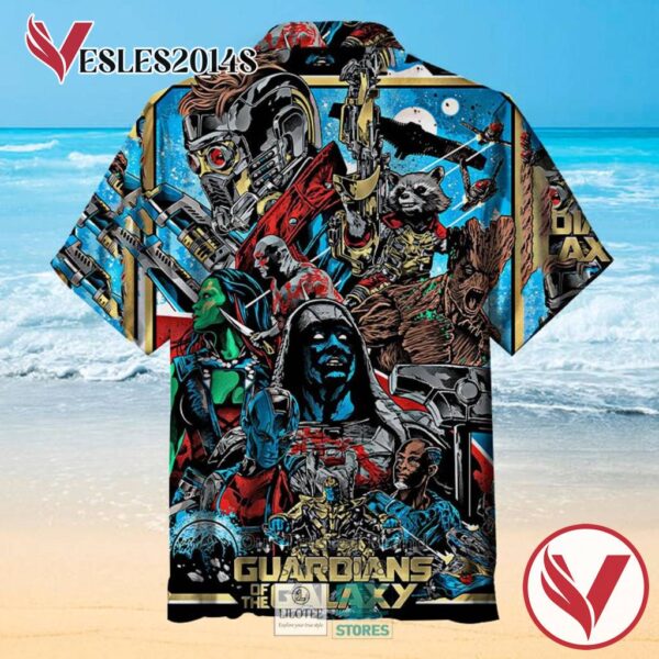 Guardians of the Galaxy Casual Hawaiian Shirt, Best Gifts For Summer Vesles2014S 2