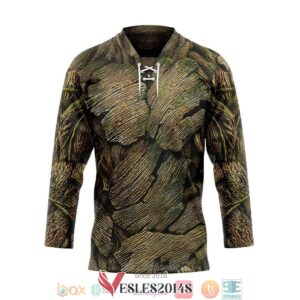 Guardians of the Galaxy The Talking Tree Hockey Jersey Shirt, Trending Gifts For Fans - Vesles2014s
