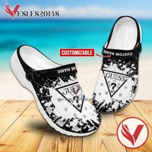 Guess Watches Logo Crocs Shoes For Men And Women, Unique Clogs Shoes For Fans - Vesles2014S