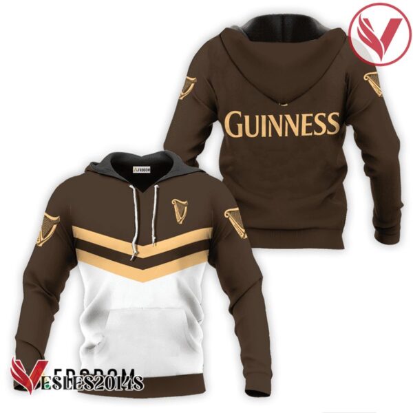 Guinness Beer Brown Tennis Hoodie & Zip Hoodie - Vesles2014S