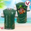 Guinness Beer St. Patrick's Day Leprechaun Baseball Jersey, Perfect Gifts For Fans - Vesles2014S