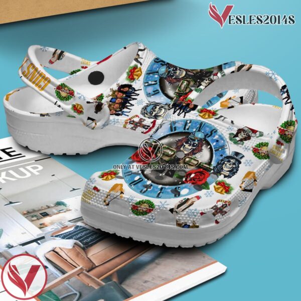 Gun Nâ€™ Roses Music Crocs Crocband Clogs Shoes, Unique Gifts For Fans Style 3 - Vesles2014S 2