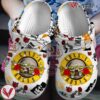 Guns N Roses Band Music Crocs Crocband Clogs Shoes, Unique Gifts For Fans - Vesles2014S