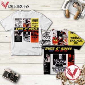 Guns N’ Roses Live Era ’87-’93 Album Cover Shirt, Unique Gifts For Music Lovers - Vesles2014S