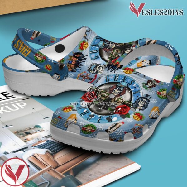 Guns N’ Roses Music Crocs Crocband Clogs Shoes, Unique Gifts For Fans Style 3 - Vesles2014S 2