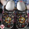 Guns N’ Roses Music Crocs Crocband Clogs Shoes, Unique Gifts For Fans Style 4 - Vesles2014S