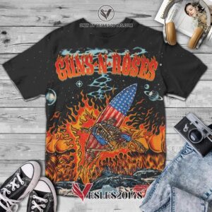 Guns N' Roses Song Album 3D Shirt, Unique Gifts For Music Lovers - Vesles2014S