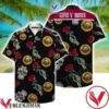 Guns N’ Roses Sugar Skull Red Rose Black Hawaiian Shirt, Unique Gifts For Friends - Vesles2014S 1