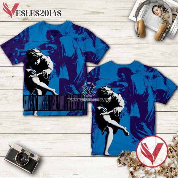 Guns N’ Roses Use Your Illusion II Album Cover Shirt, Unique Gifts For Music Lovers - Vesles2014S