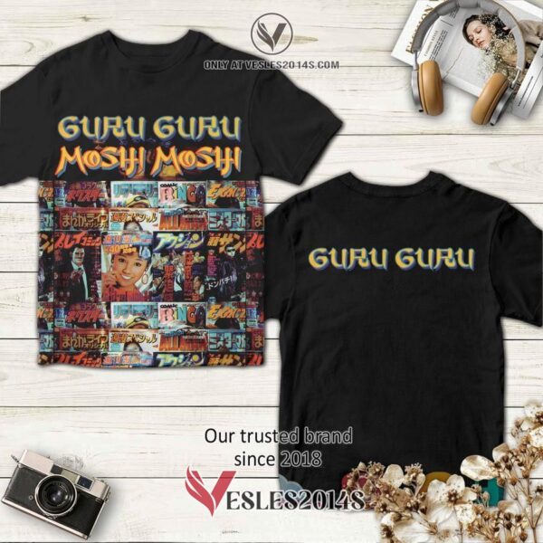 Guru Guru-Moshi Moshi Album 3D Shirt, Unique Gifts For Music Lovers - Vesles2014S