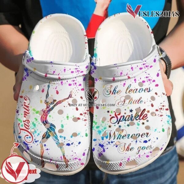 Gymnastics Personalized Girl Clog Shoes, Unique Gift From  Vesles2014S