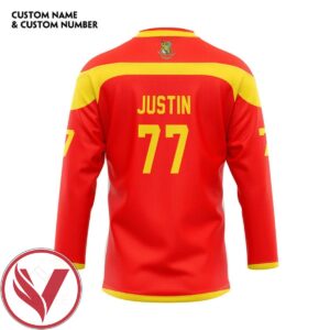 H.P Gry Hockey Team Custom Name Custom Number Hockey Jersey, Trending Gifts For Fans - Vesles2014s 1