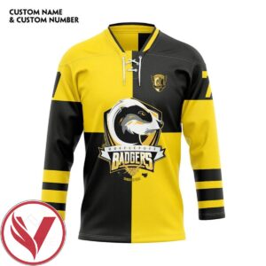 H.P Huff Hockey Team Custom Name Custom Number Hockey Jersey, Trending Gifts For Fans - Vesles2014s