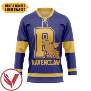 H.P Ravenclaw House Custom Name Custom Number Hockey Jersey, Trending Gifts For Fans - Vesles2014s