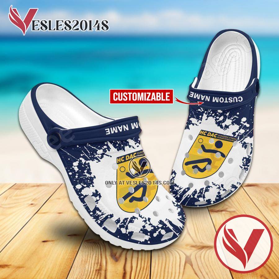 HC DAC Dunajská Streda Handball Clog Unisex Crocs, Unique Footwear For Fans - Vesles2014S