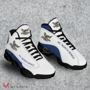 HC North Wings Logo Air Jordan 13 Shoes, Best Sneaker Gifts For Fans - Vesles2014s 1