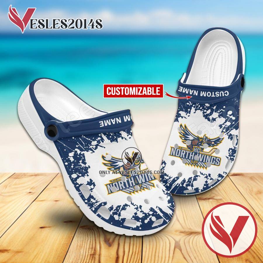 HC North Wings Personalized Crocs Shoes For Men And Women, Unique Clogs Shoes For Fans - Vesles2014S