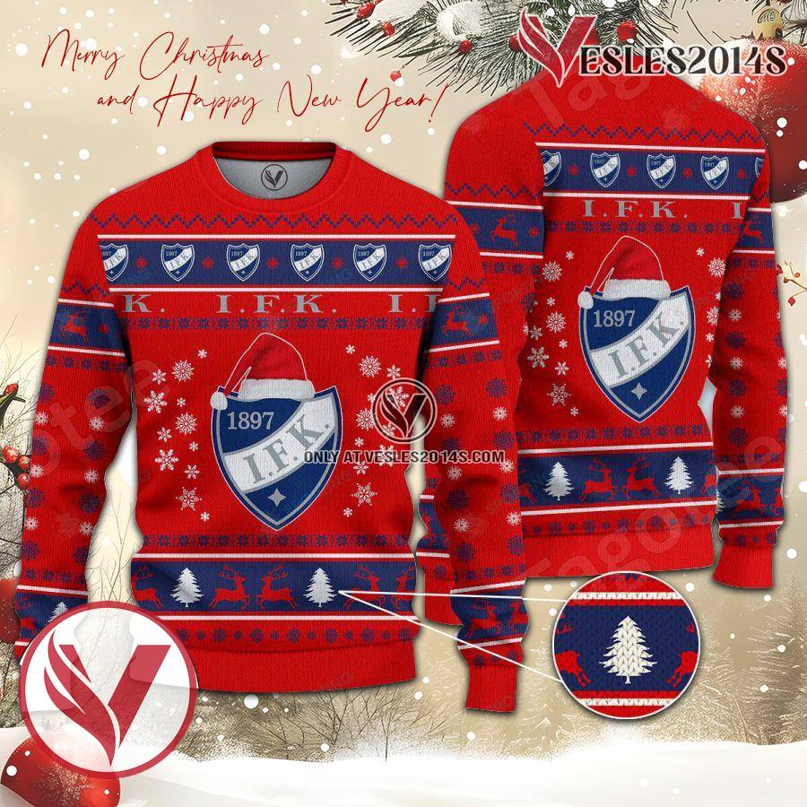 HIFK Sport Ugly Christmas Sweater, Unique Gifts For Fans - Vesles2014aS rAZ 1