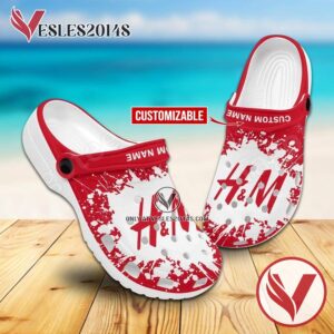 H&M Clothes Logo Crocs Shoes For Men And Women, Unique Clogs Shoes For Fans - Vesles2014S