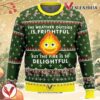 HOWLS MOVING CASTLE Calcifer Fire is so Delightful Ugly Christmas Sweater, Unique Christmas Gift For Fans - Vesles2014S