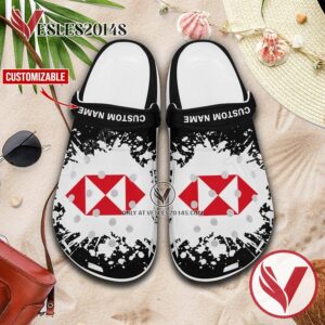 HSBC Holdings Logo Crocs Shoes For Men And Women, Unique Clogs Shoes For Fans - Vesles2014S 1