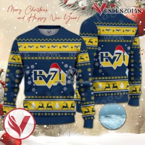 HV71 Sport Ugly Christmas Sweater, Unique Gifts For Fans - Vesles2014aS 1