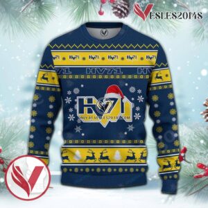 HV71 Sport Ugly Christmas Sweater, Unique Gifts For Fans - Vesles2014aS 2