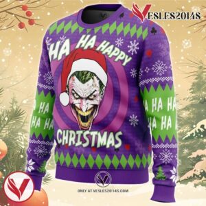 Ha ha ha happy Christmas Joker Christmas Sweater 1