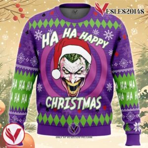 Ha ha ha happy Christmas Joker Christmas Sweater