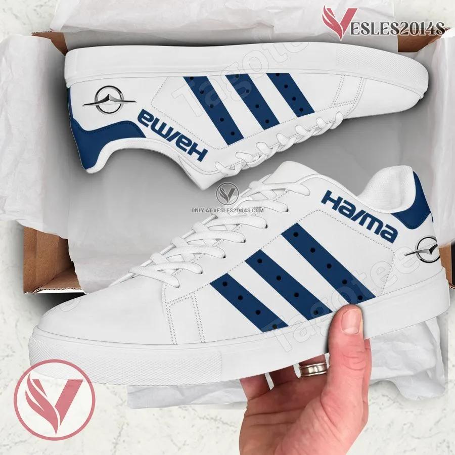 Haima Logo Print Stan Smith Shoes, Unique Sneaker For Fans - Vesles2014s