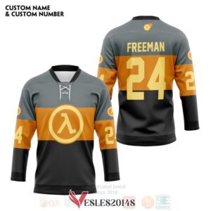 Half Life Personalized Hockey Jersey, Trending Gifts For Fans - Vesles2014s 1