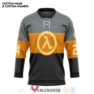 Half Life Personalized Hockey Jersey, Trending Gifts For Fans - Vesles2014s