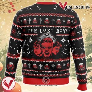 Half Vampire The Lost Boys Ugly Christmas Sweater, Unique Christmas Gift For Fans - Vesles2014S 1