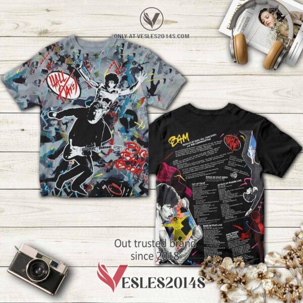 Hall And Oates-Big Bam Boom Album 3D T-Shirt, Perfect Gifts For Music Lovers - Vesles2014S