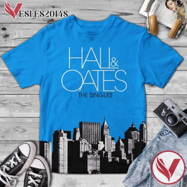 Hall And Oates The Singles Compilation Album Cover Shirt, Perfect Gifts For Music Lovers - Vesles2014S