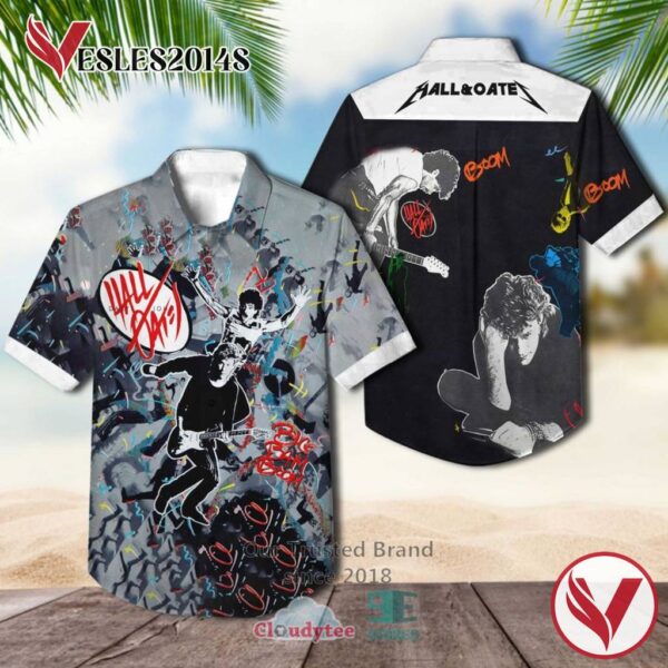 Hall & Oates Big Bam Boom Album Hawaiian Shirt, Best Gift For Music Lovers Vesles2014S