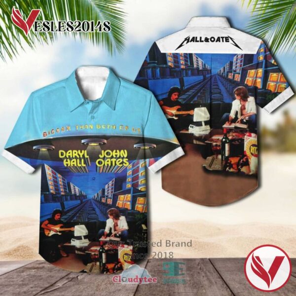 Hall & Oates Bigger Than Both Of Us Album Hawaiian Shirt, Best Gift For Music Lovers Vesles2014S