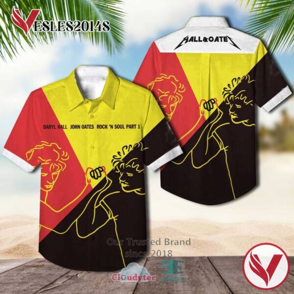 Hall & Oates Rock ‘N' Soul Part One Album Hawaiian Shirt, Best Gift For Music Lovers Vesles2014S