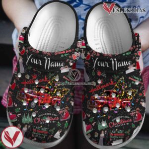 Hallmark Channel Christmas Movie Crocs Crocband Clogs Shoes Comfortable For Men Women and Kids Style 2 - Vesles2014S