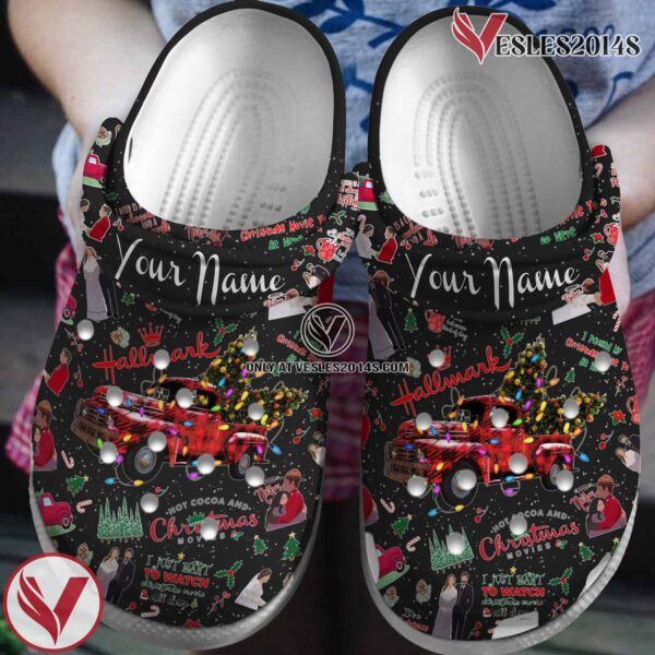 Hallmark Channel Christmas Movie Crocs Crocband Clogs Shoes Comfortable For Men Women and Kids Style 2 - Vesles2014S