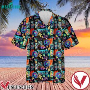 Halloween All Spirits Gothic Cartoon Horror Hawaiian Shirt, Unique Gifts For Friends - Vesles2014S 1
