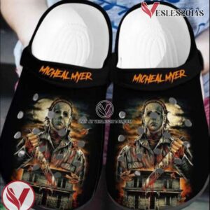 Halloween Black Michael Myers Crocband Clogs, Unique Gift From  Vesles2014S