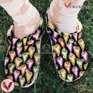 Halloween Color Ghosts Crocband Clogs, Unique Gift From  Vesles2014S